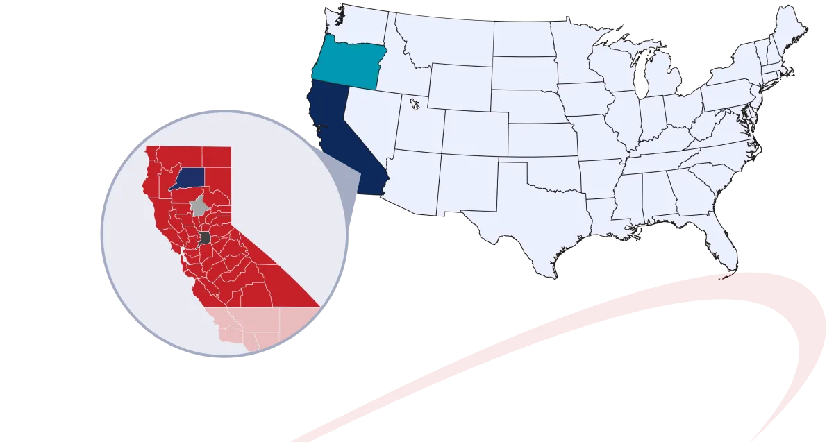 California & Southern Oregon Image